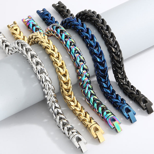 Items Stainless Steel Bracelet for Men 10MM Keel Chain