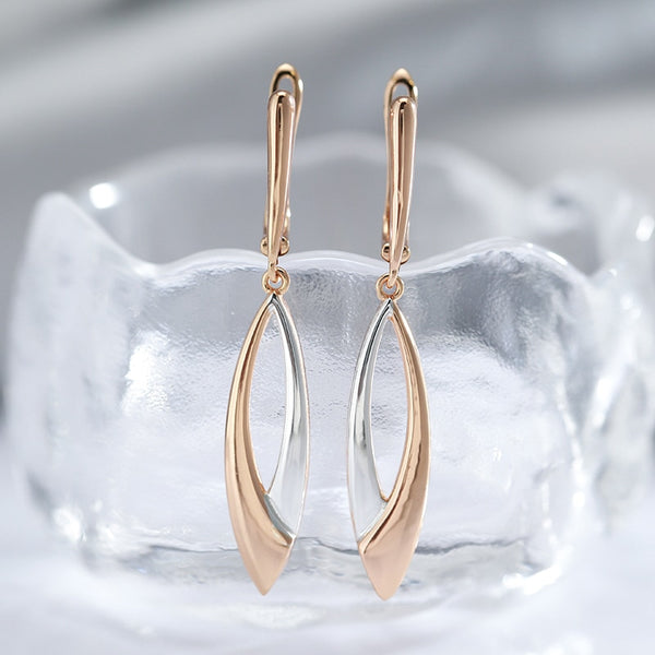 Elegant Geometric Long Curve Dangle Earrings For Women