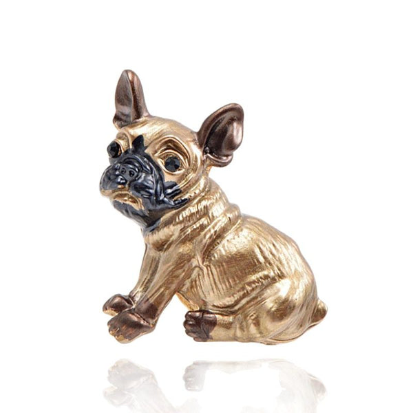 Cute Small Dog Brooches for Women and Kids Enamel Animal Pin Coat Dress Accessories