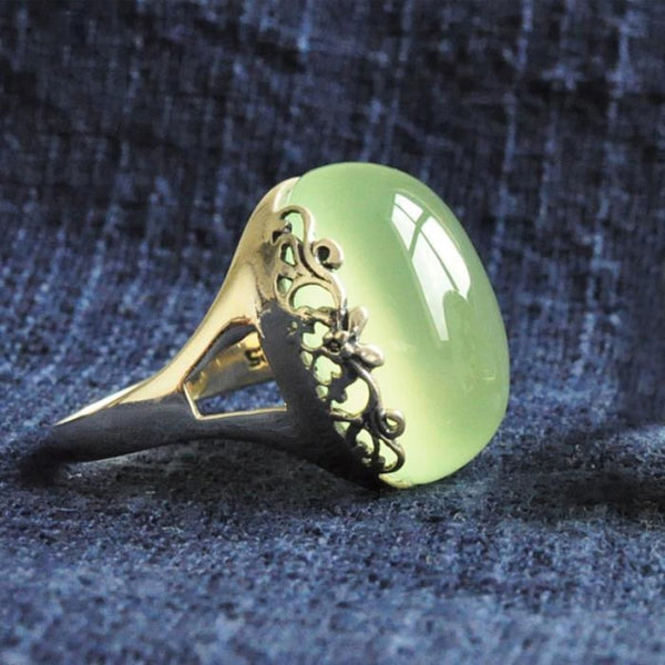retro atmosphere pigeon egg light luxury women ring gift