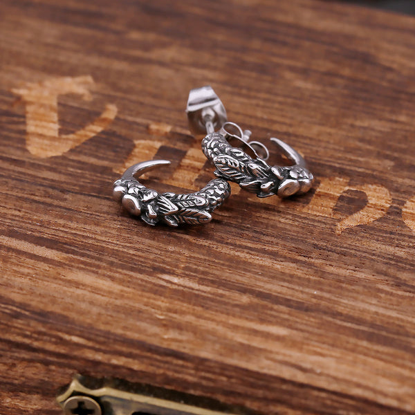 Vintage Eagle Claw Animal Stud Earrings For Men and Women