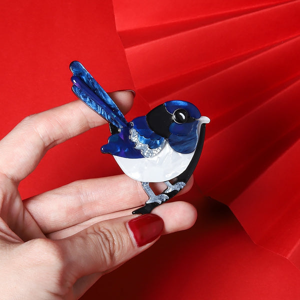 Handmade Fashion Acrylic Bid Brooches For Women