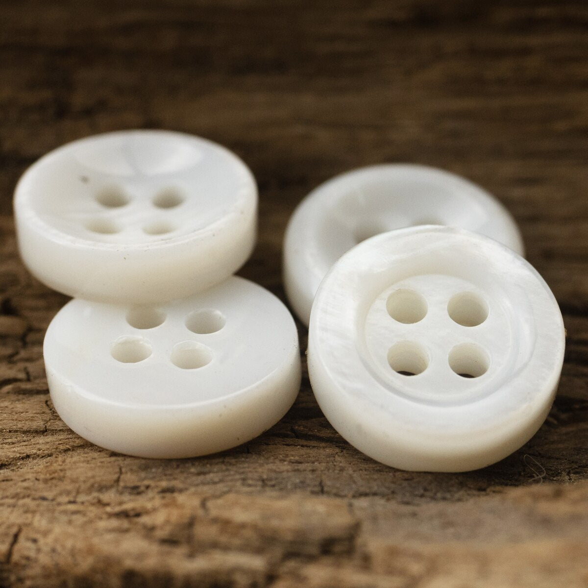 10pcs White Shell Shirt Buttons Pearl Shell Original Luxury Clothing Buttons