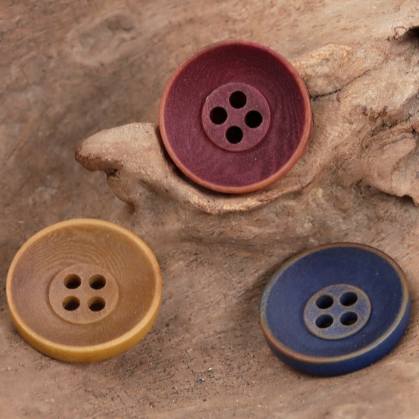 6pcs Special Craft Buttons For Luxury Clothing Bohemia Style Red Button