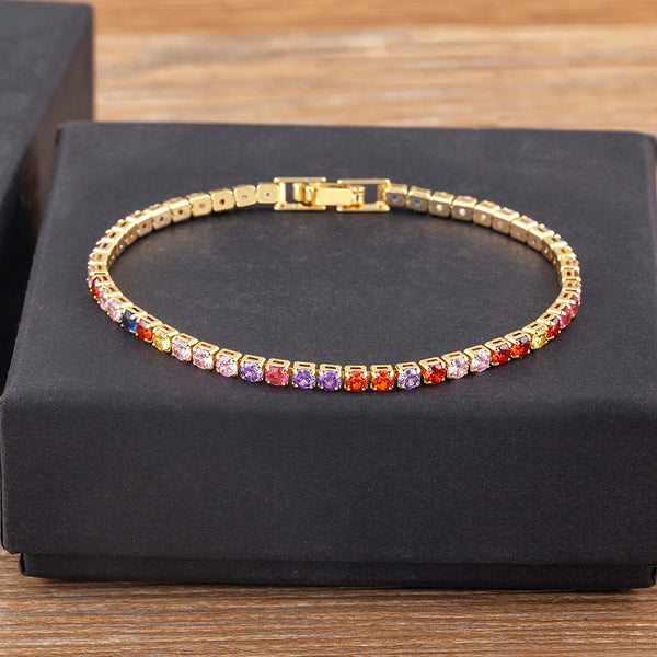 Pulsera de cadena de tenis para mujer