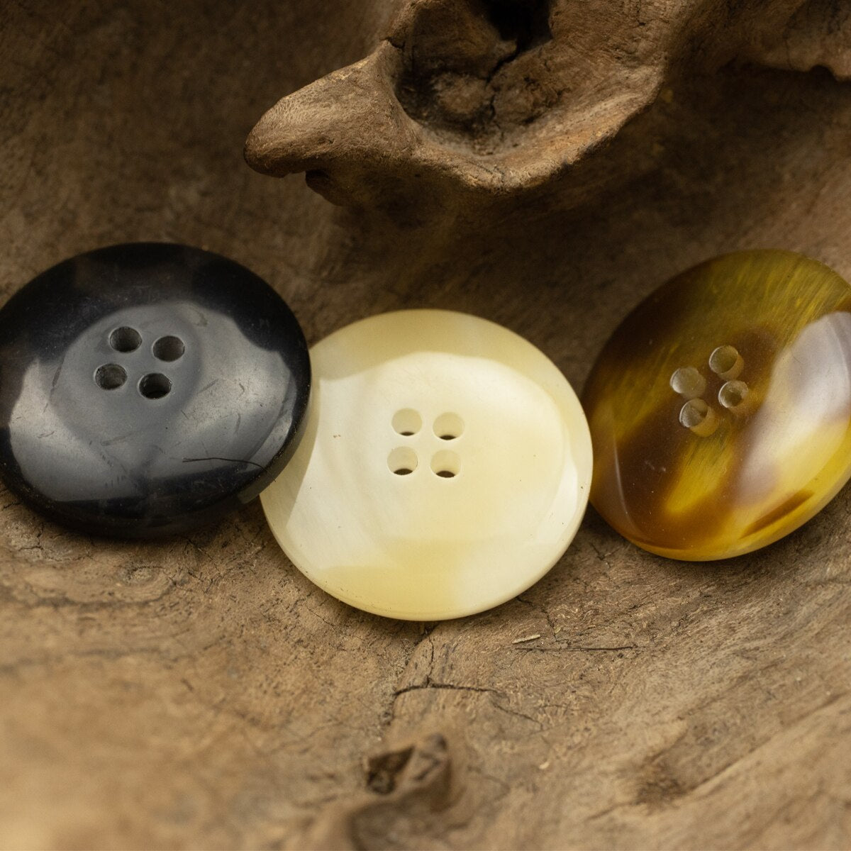 Gradient High Quality Amber Buttons