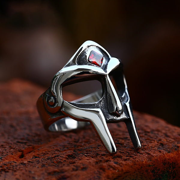 Anillos de máscara gótica vintage MF DOOM para hombres y mujeres