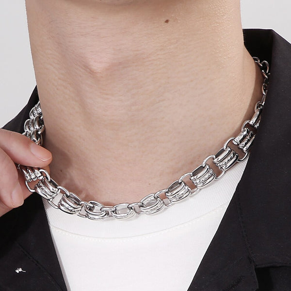 Gargantilla de acero inoxidable 316L para hombres y mujeres