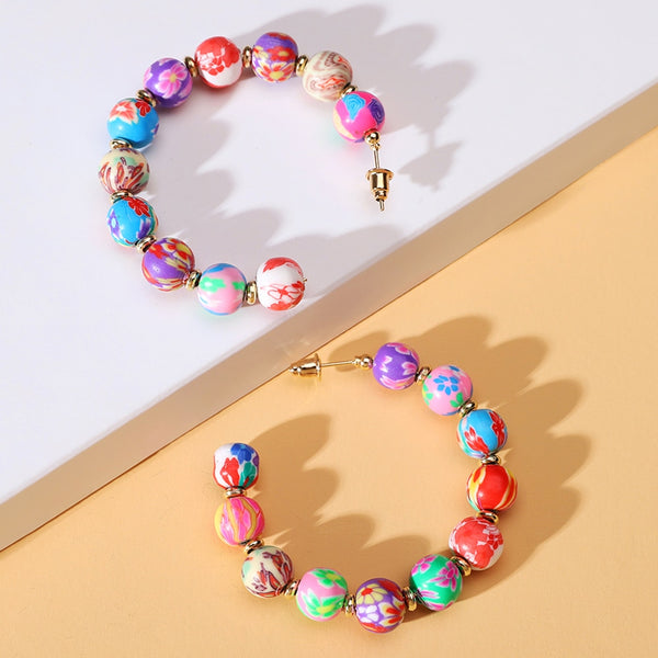 Pendientes de aro circulares de moda Za para mujer