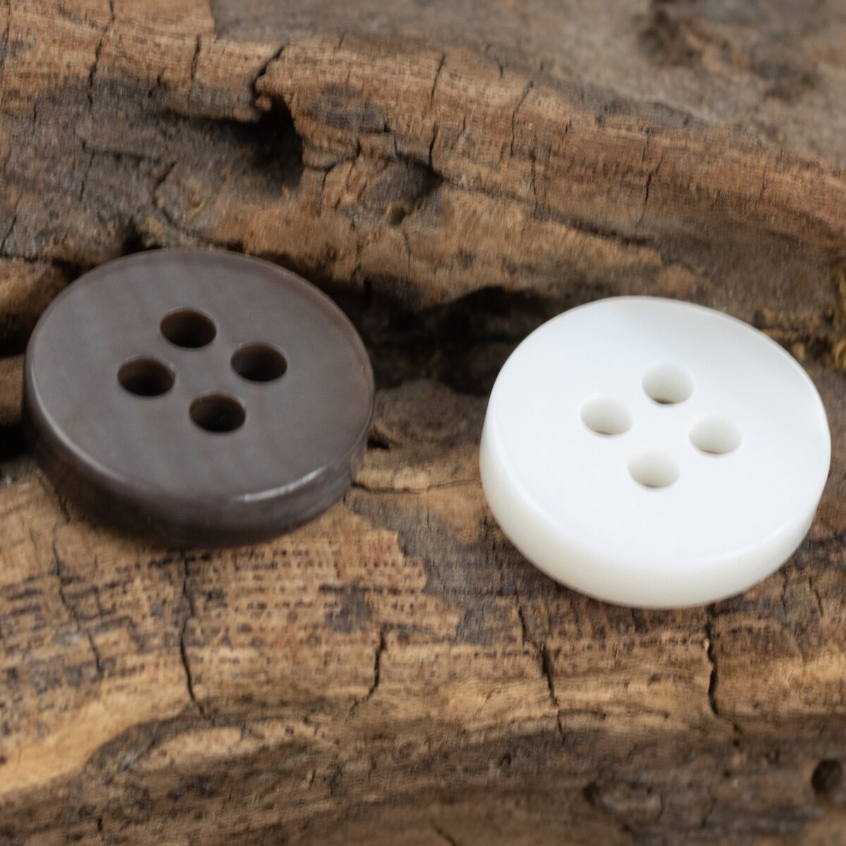 12pcs/lot Smoke Grey Natural Pearl Shell Buttons
