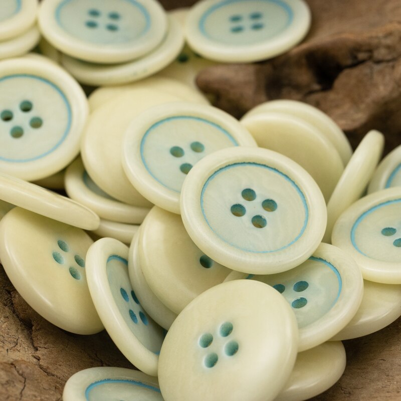 6pcs Summer Style Genuine Natural Corozo Buttons