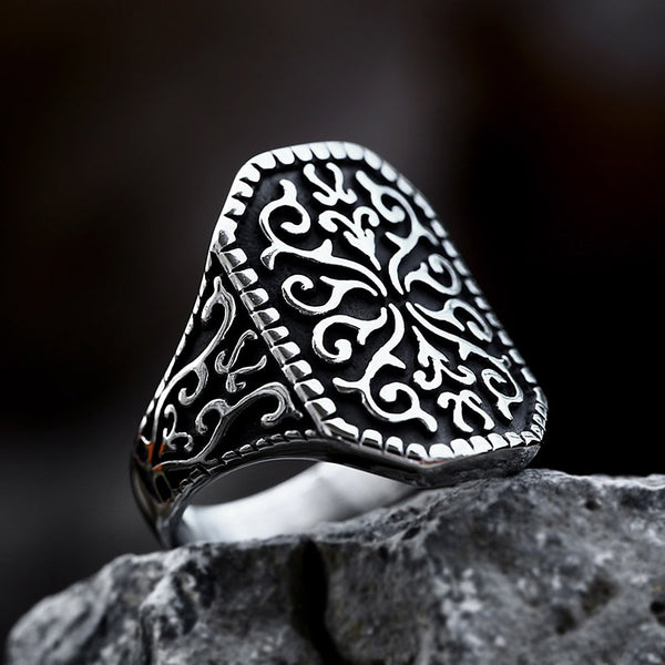 Anillos vintage con diseño creativo y nacional para hombres y mujeres.