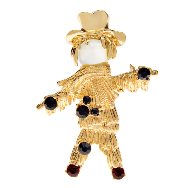 Rhinestone Scarecrow Brooch Fashion Cartoon
