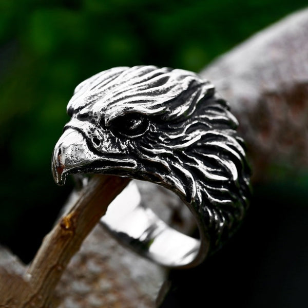 Anillos de águila vikinga de acero inoxidable 316L vintage de moda