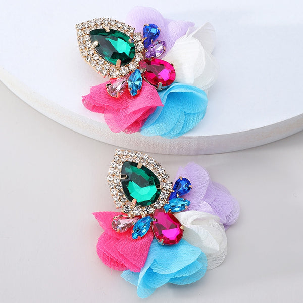 Pendientes colgantes grandes de moda bohemia