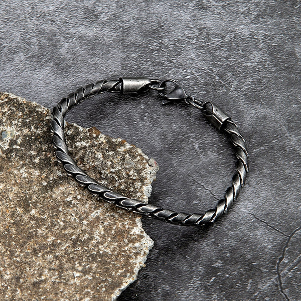 Vintage Chain Link 4.5MM Men Bracelet