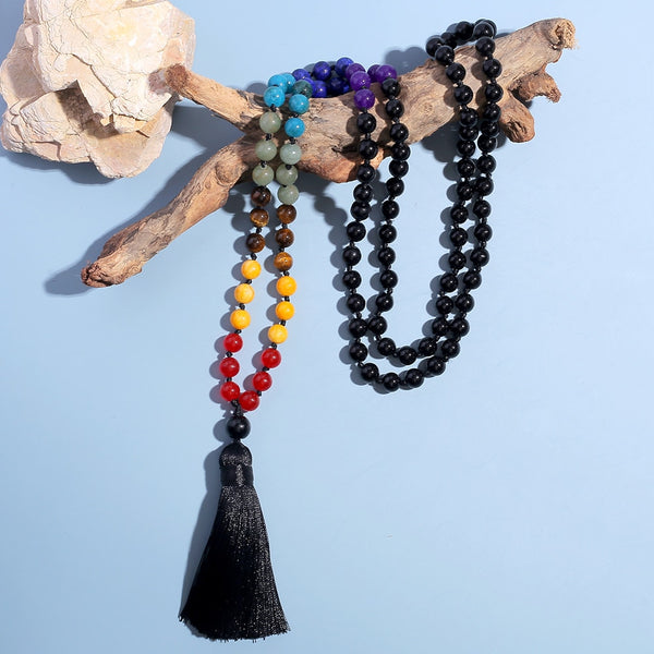 108 Cuentas Mala 7 Collar Chakra 8