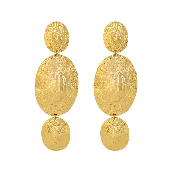 Metal Retro Earrings For Women High Quality Simple Statement Wedding Earrings