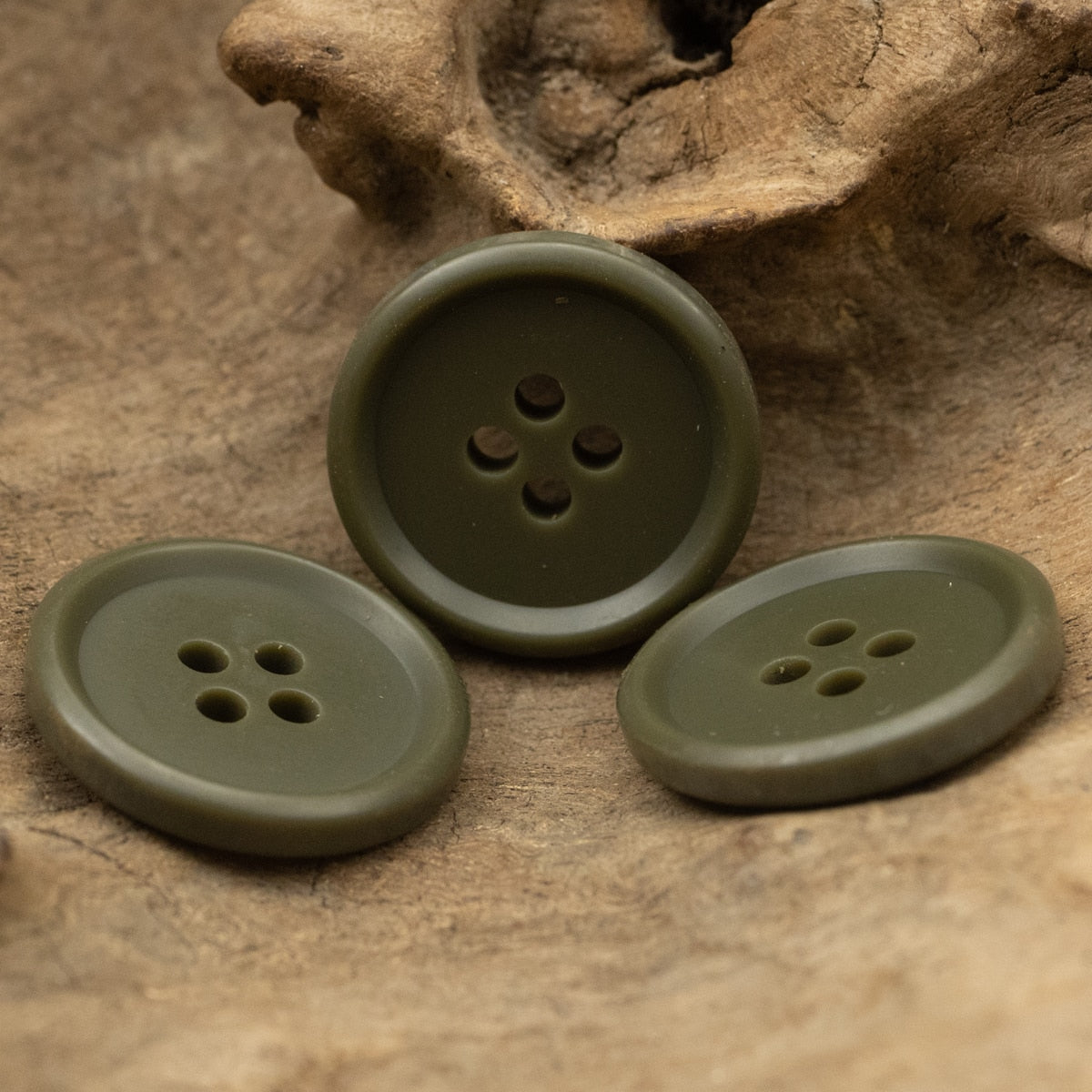 10pcs Army Green Round Buttons  Original High Quality Mustard Sweater Suit Buttons