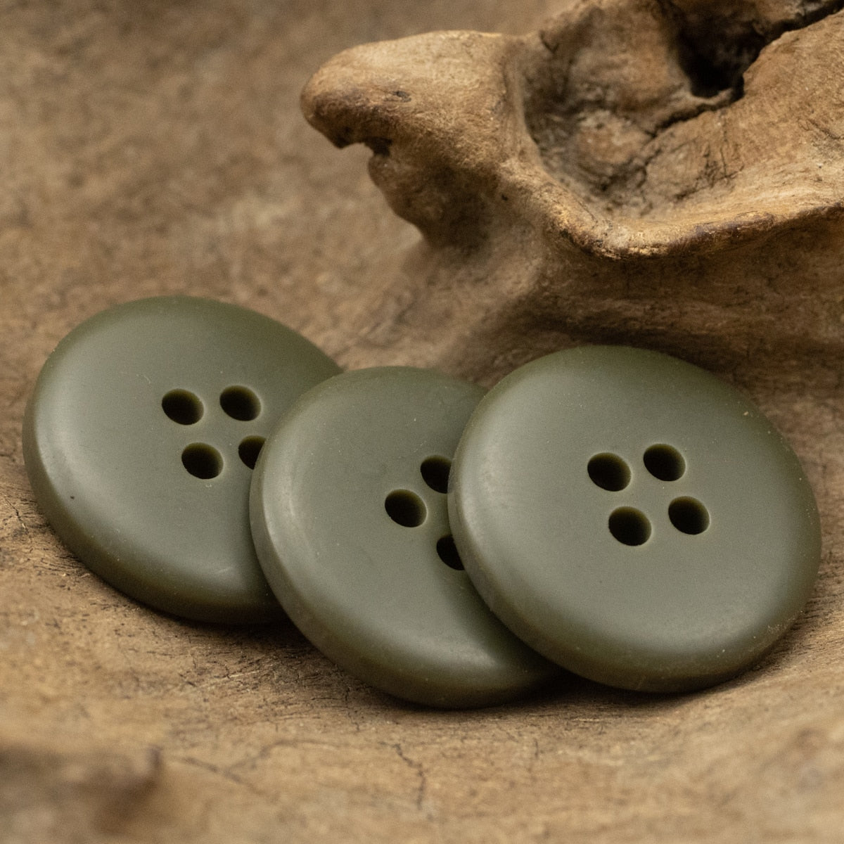 10pcs Army Green Round Buttons  Original High Quality Mustard Sweater Suit Buttons