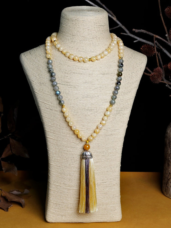 Collares de cuentas de 8 mm para mujer