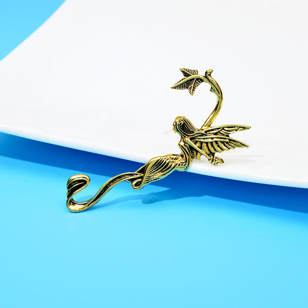Broches vintage de ángel, elfo y hada para mujer