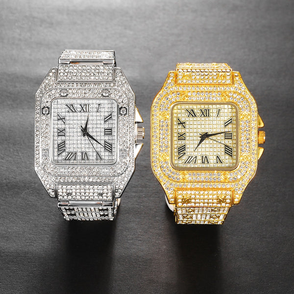 Watches for Men Luxury Hiphop Full Iced Out Watches