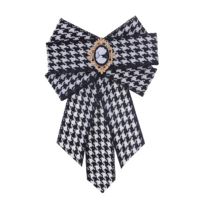 Bowtie Bows Breastpin Shirt Dress Vintage Shirt Butterfly Neck Ties Pins And Brooches