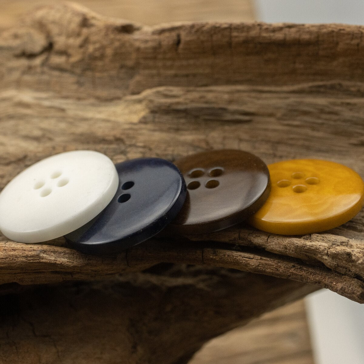Round Corozo Buttons With Raised Edge for Casual Suit Shirt Jacket Coat Linen botton
