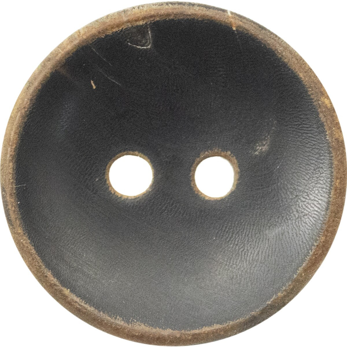 Black Bowl Two Hole Retro Horn Button  Sewing Accessories Cute Buttons