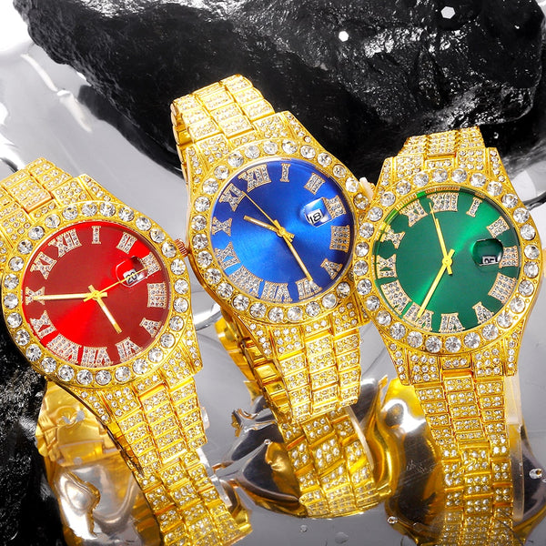 Men Women Watches Gold Watch Ladies Wrist Watch