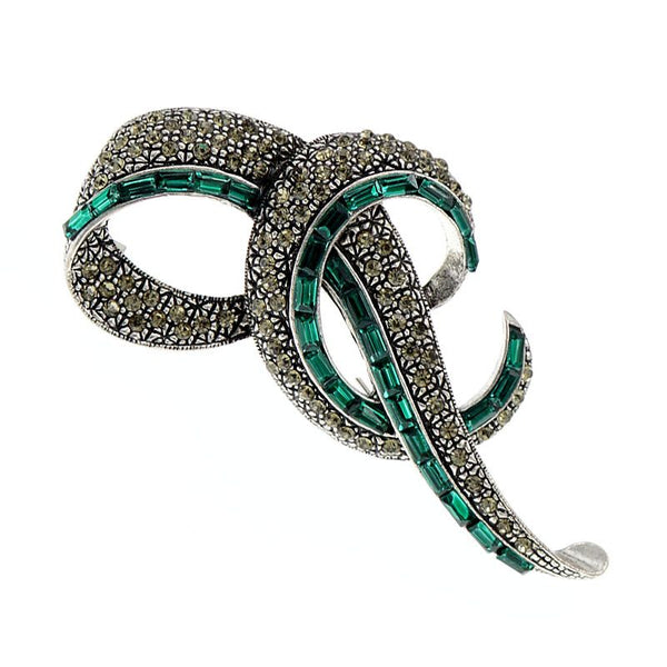 Rhinestone Vintage Bow Brooches For Women