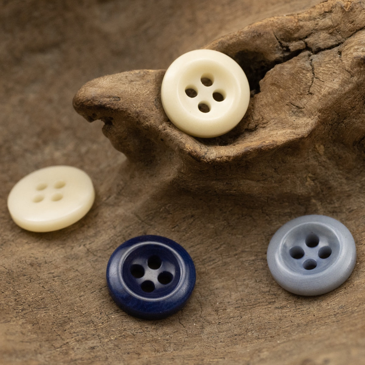 10pcs/lot 11.5mm Eco Shirt Buttons Beige Sky Blue Deep Blue Small Buttons