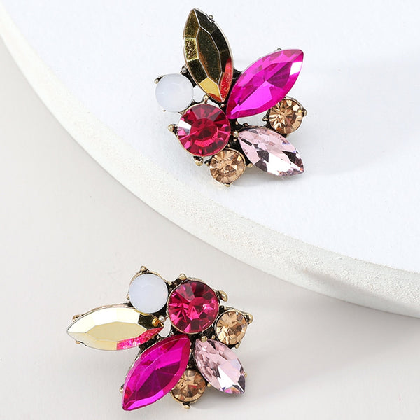 Pendientes geométricos de moda coreana moderna para mujer