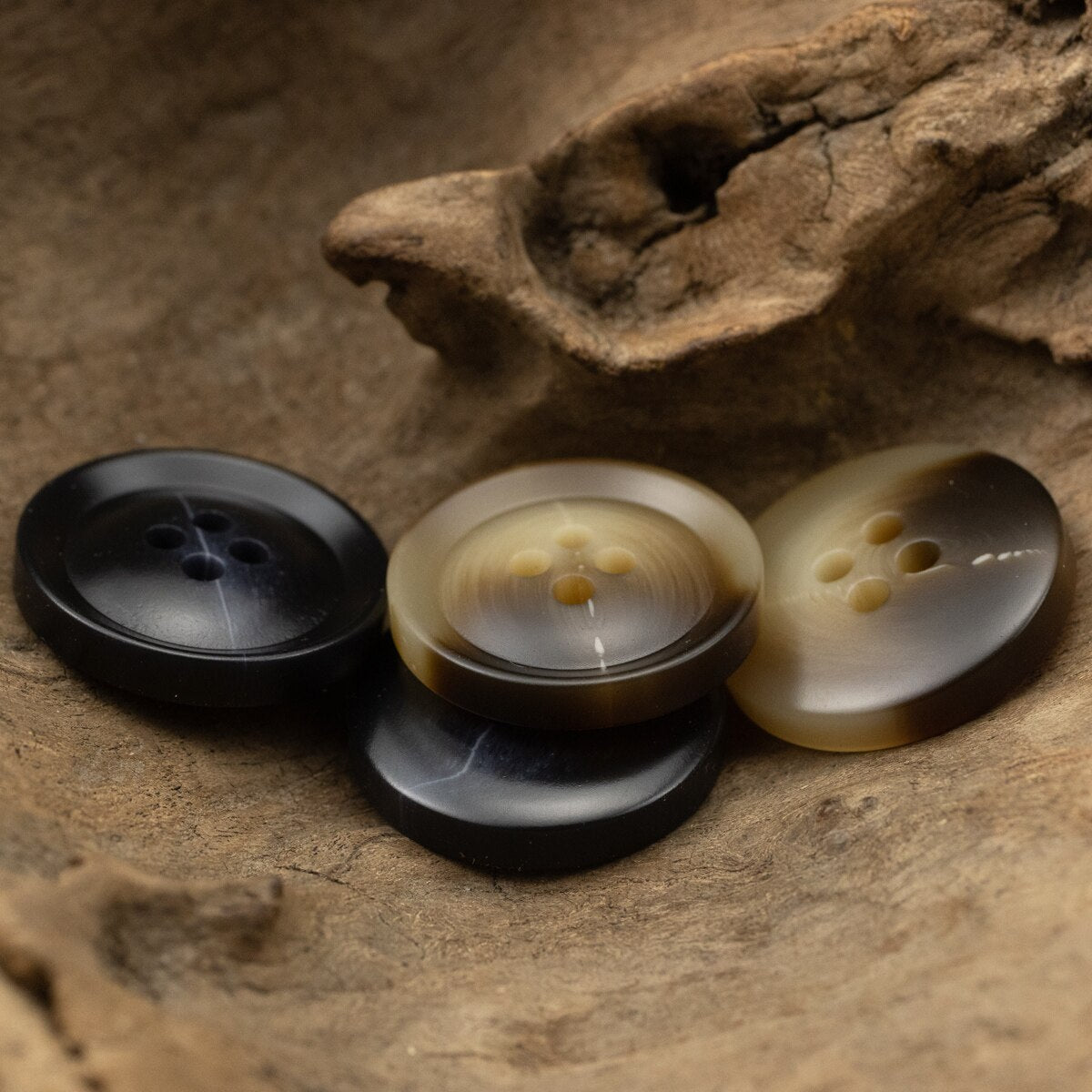 10pcs/lot Horn Imitation Resin Buttons for Clothing Suit Jacket Coat Buttons