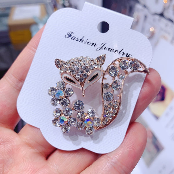 Korean Version Brooch Accessories Fashion Luxury Fox Designer Brooches