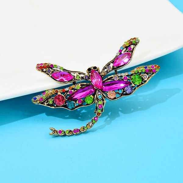 Hermosos broches de libélula grandes para mujer