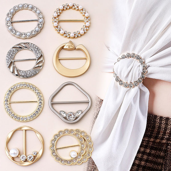 New Fashion Corner Hem Waist Knotted Brooches