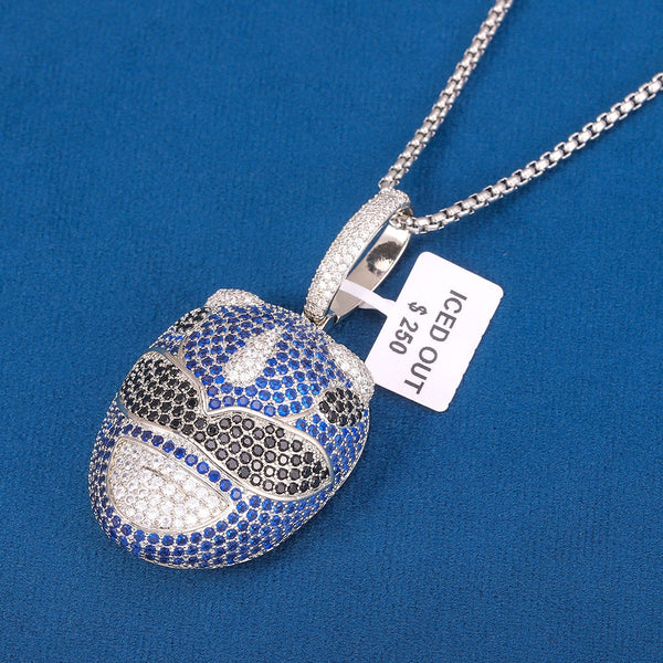 New High Restore HipHop Power Rangers Pendant With Chain For Men Women