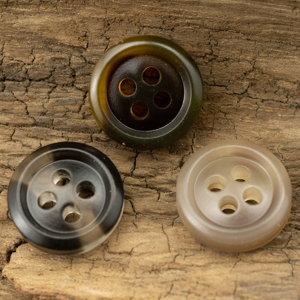12pcs Amber Small Shirt Buttons 10mm/11.5mm Sewing Accessories