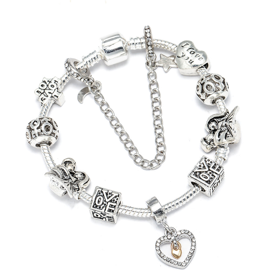 Fashion Bear Palm Dreamcatcher Feather Charm Bracelets For Women