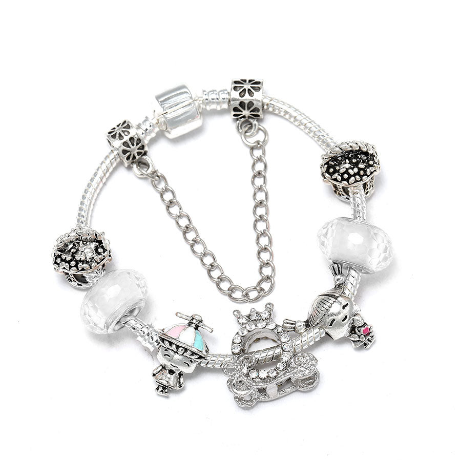 Fashion Bear Palm Dreamcatcher Feather Charm Bracelets For Women