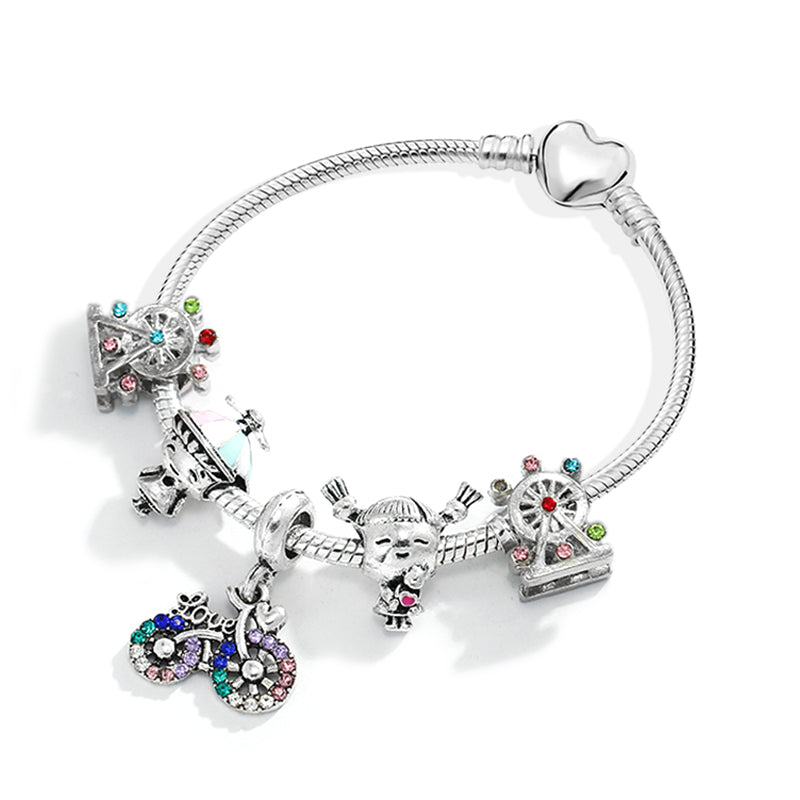 Fashion Bear Palm Dreamcatcher Feather Charm Bracelets For Women