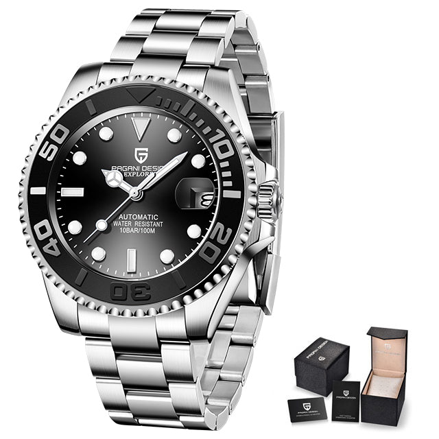 Men Automatic Watch Sapphire Luxury Mechanical Wristwatch