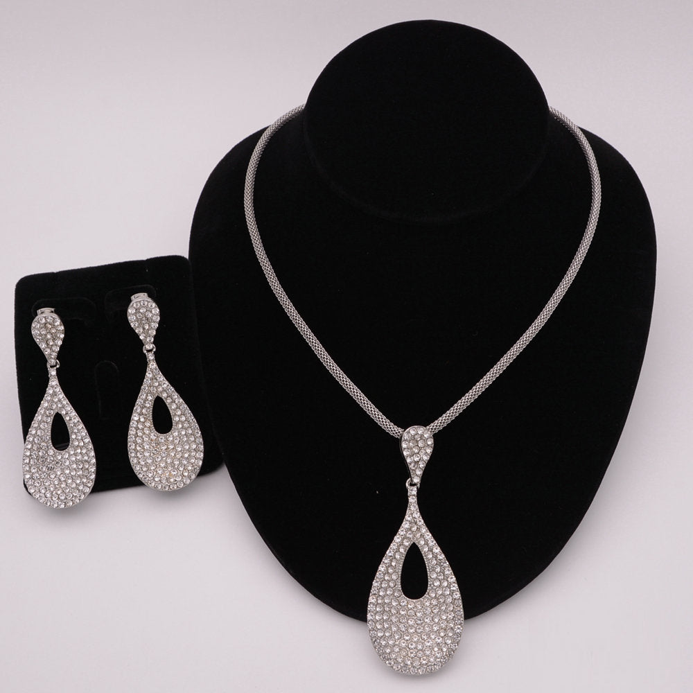 African Round Necklace Bracelet Dubai Gold Jewelry Sets