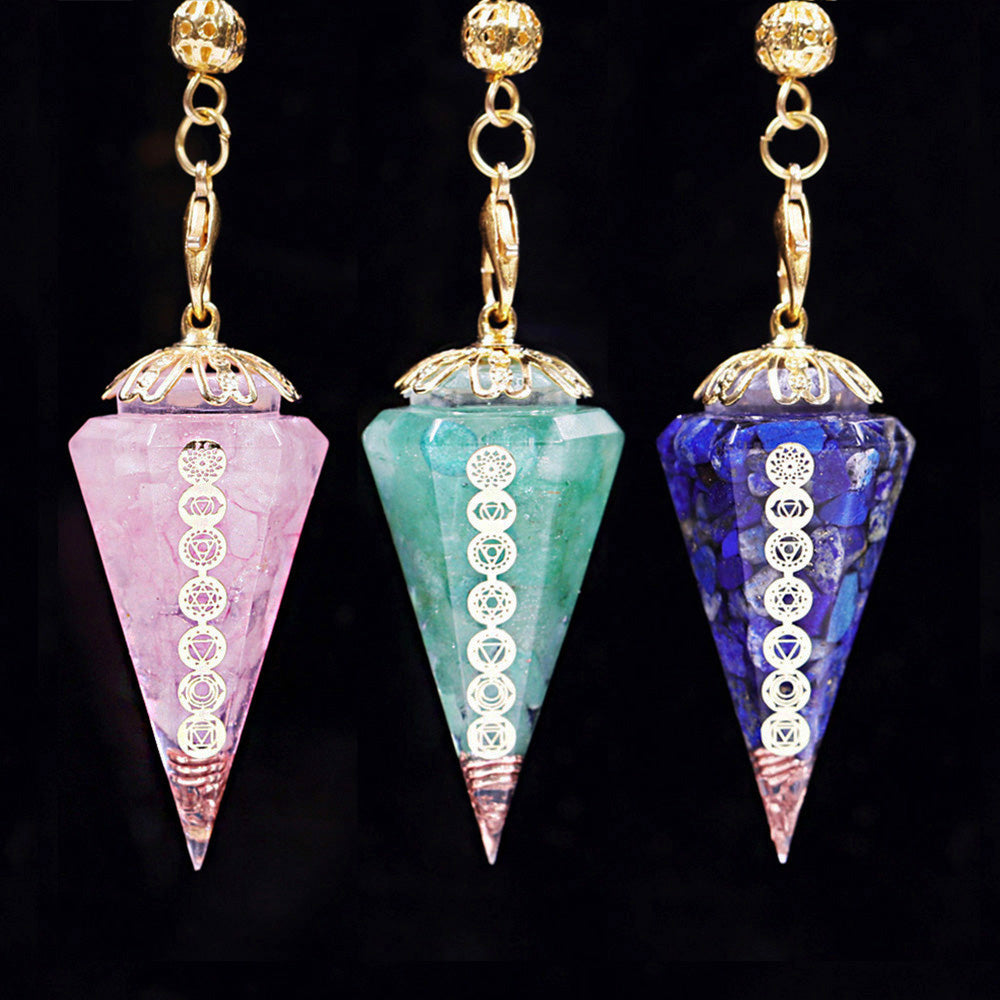 Crystal Meditation Hexagonal Pendant
