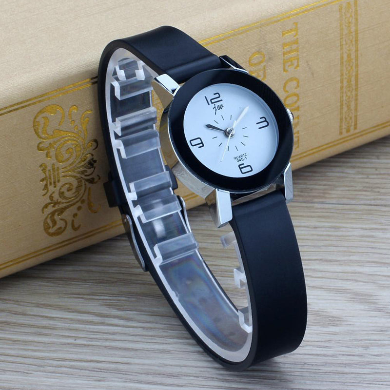 Leather Strap Geometry Sports Watch Lover Wristwatches