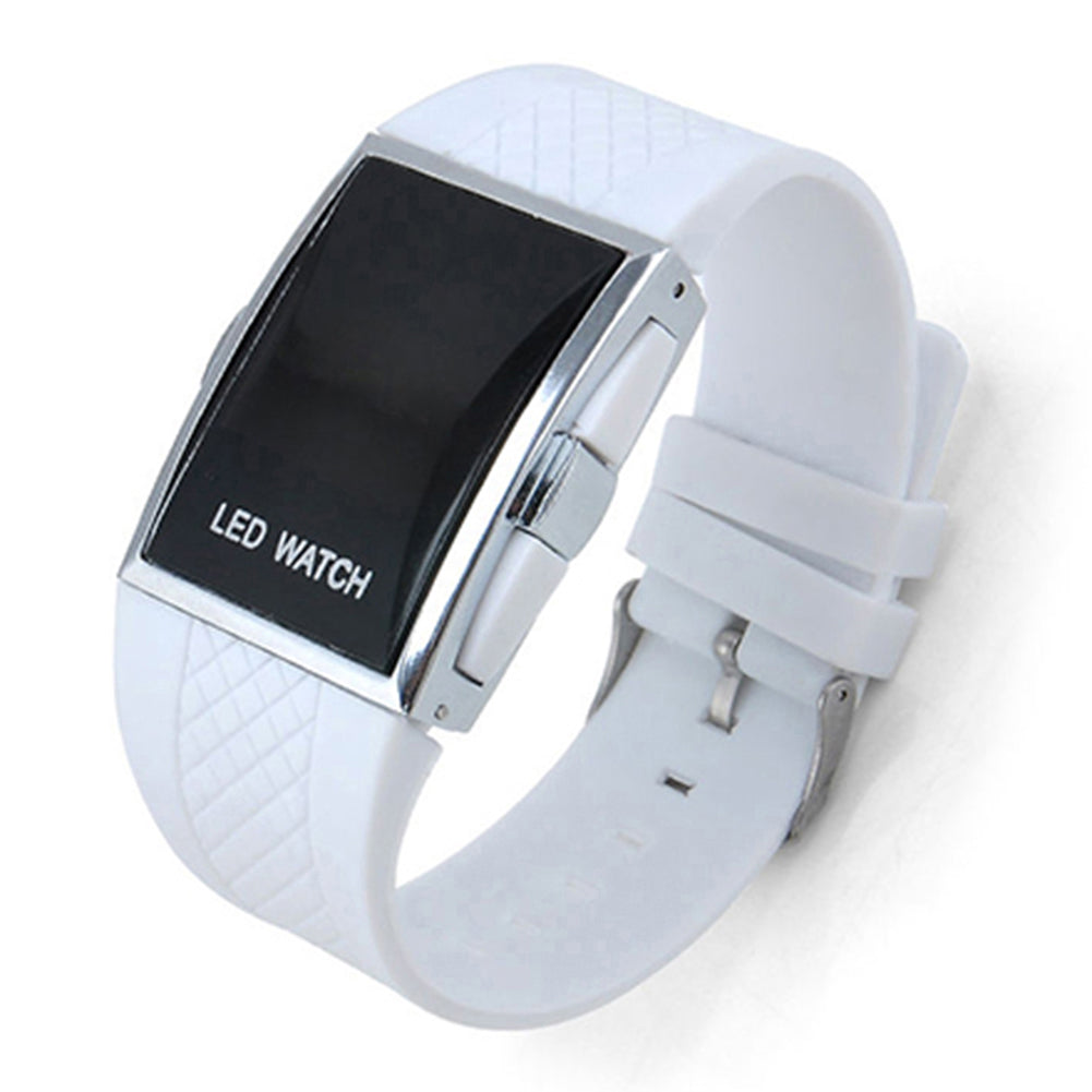 Square Case LED Digital Display Sports Wrist Watch Gift