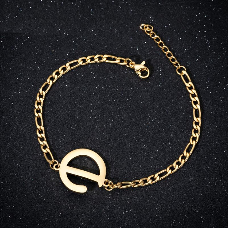 A-Z Letter Jewelry Personalize Initial Bracelets  for Women