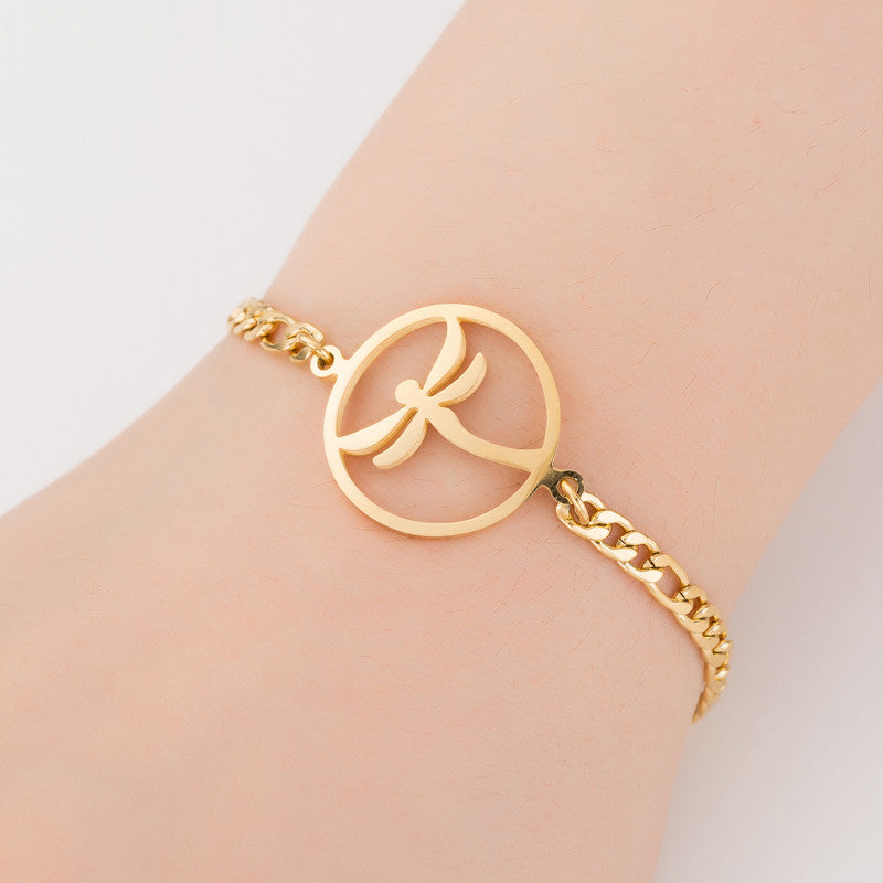 Gold Stainless Steel Animal Bracelets for Women